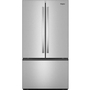 Réfrigérateur trois portes avec porte à deux battants autoportant de 36 po, 31 pi³. avec distributeur d'eau interne Whirlpool - WRFF3336SZ