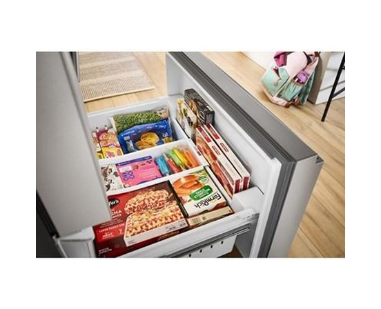 Réfrigérateur trois portes avec porte à deux battants autoportant de 36 po, 31 pi³. avec distributeur d'eau interne Whirlpool - WRFF3336SZ