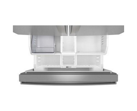 Réfrigérateur trois portes avec porte à deux battants autoportant de 36 po, 31 pi³. avec distributeur d'eau interne Whirlpool - WRFF3336SZ