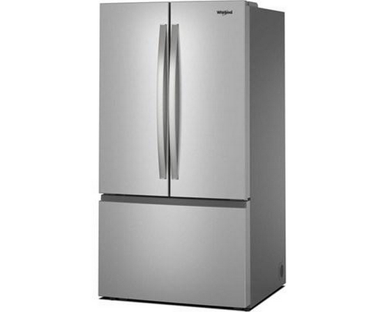 Réfrigérateur trois portes avec porte à deux battants autoportant de 36 po, 31 pi³. avec distributeur d'eau interne Whirlpool - WRFF3336SZ
