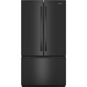 Réfrigérateur trois portes avec porte à deux battants autoportant de 36 po, 31 pi³. avec distributeur d'eau interne Whirlpool - WRFF3336SB
