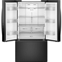 Réfrigérateur trois portes avec porte à deux battants autoportant de 36 po, 31 pi³. avec distributeur d'eau interne Whirlpool - WRFF3336SB