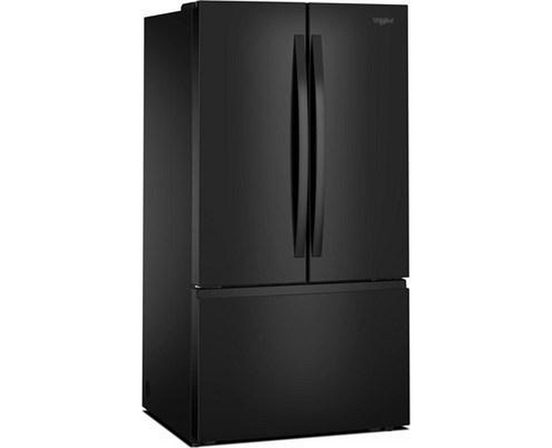 Réfrigérateur trois portes avec porte à deux battants autoportant de 36 po, 31 pi³. avec distributeur d'eau interne Whirlpool - WRFF3336SB