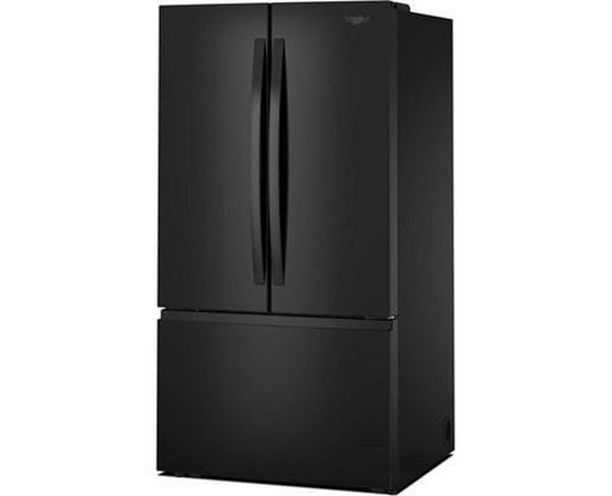 Réfrigérateur trois portes avec porte à deux battants autoportant de 36 po, 31 pi³. avec distributeur d'eau interne Whirlpool - WRFF3336SB