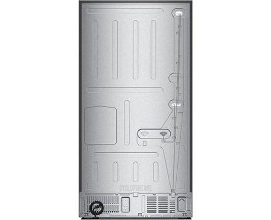 Réfrigérateur trois portes avec porte à deux battants autoportant de 36 po, 31 pi³. avec distributeur d'eau interne Whirlpool - WRFF3336SB