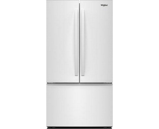 Réfrigérateur trois portes avec porte à deux battants autoportant de 36 po, 31 pi³. avec distributeur d'eau interne Whirlpool - WRFF3336SW