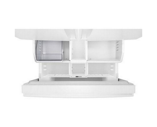 Réfrigérateur trois portes avec porte à deux battants autoportant de 36 po, 31 pi³. avec distributeur d'eau interne Whirlpool - WRFF3336SW