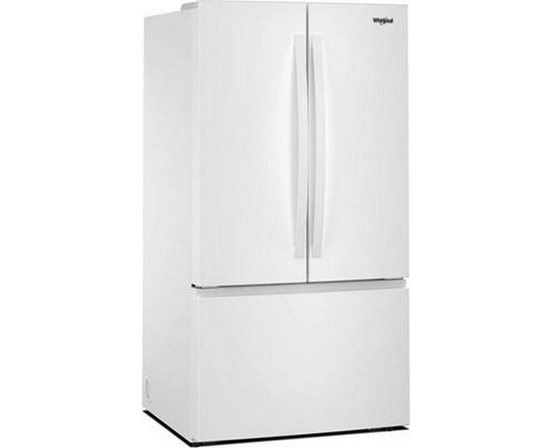 Réfrigérateur trois portes avec porte à deux battants autoportant de 36 po, 31 pi³. avec distributeur d'eau interne Whirlpool - WRFF3336SW