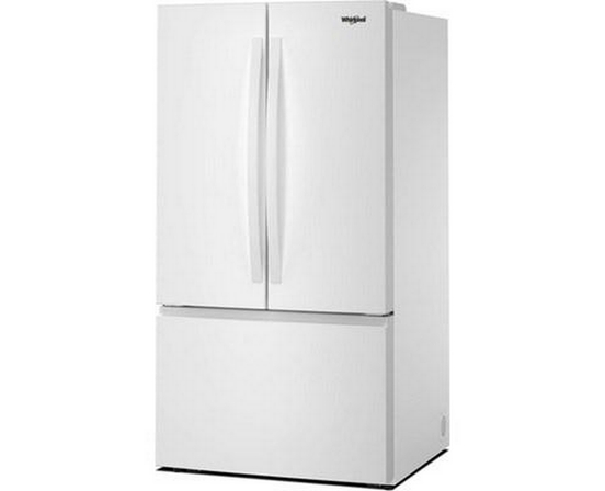 Réfrigérateur trois portes avec porte à deux battants autoportant de 36 po, 31 pi³. avec distributeur d'eau interne Whirlpool - WRFF3336SW