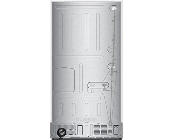 Réfrigérateur trois portes avec porte à deux battants autoportant de 36 po, 31 pi³. avec distributeur d'eau interne Whirlpool - WRFF3336SW