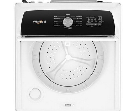 Laveuse à chargement vertical avec robinet intégré de 5,3 pi³. Whirlpool - WTW5020SW