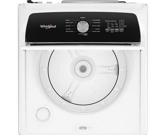 Laveuse à chargement vertical de 5,2 pi³. avec robinet intégré Whirlpool - WTW5025SW