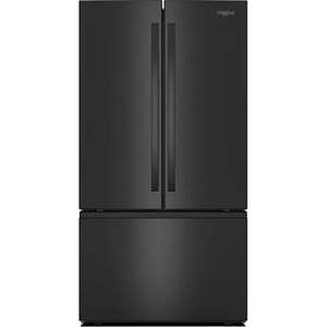Réfrigérateur trois portes avec porte à deux battants autoportant de 36 po, 31 pi³. avec machine à glaçons interne Whirlpool - WRFF3136SB