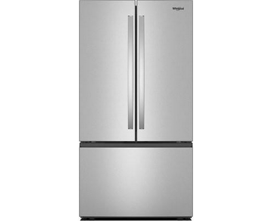 Réfrigérateur trois portes avec porte à deux battants autoportant de 36 po, 31 pi³. avec machine à glaçons interne Whirlpool - WRFF3136SZ
