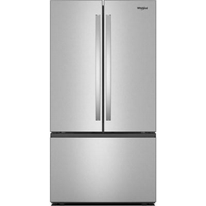 Réfrigérateur trois portes avec porte à deux battants autoportant de 36 po, 31 pi³. avec machine à glaçons interne Whirlpool - WRFF3136SZ