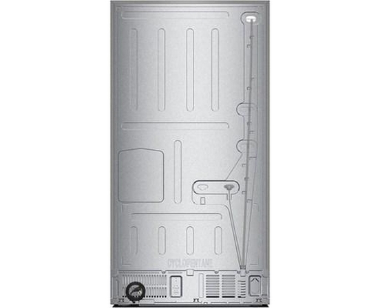 Réfrigérateur trois portes avec porte à deux battants autoportant de 36 po, 31 pi³. avec machine à glaçons interne Whirlpool - WRFF3136SZ