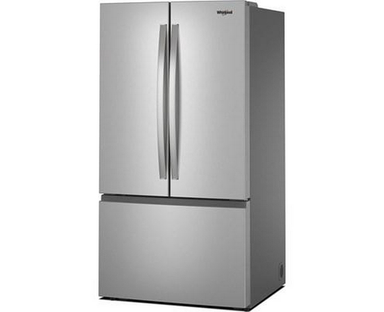 Réfrigérateur trois portes avec porte à deux battants autoportant de 36 po, 31 pi³. avec machine à glaçons interne Whirlpool - WRFF3136SZ