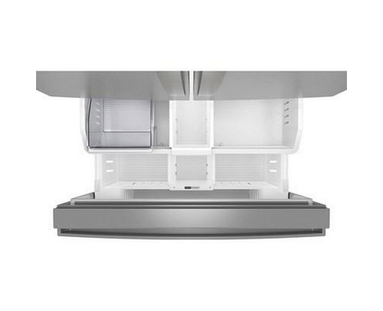 Réfrigérateur trois portes avec porte à deux battants autoportant de 36 po, 31 pi³. avec machine à glaçons interne Whirlpool - WRFF3136SZ