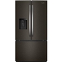 Réfrigérateur trois portes avec porte à deux battants autoportant de 36 po, 30 pi³. avec système distributeur d'eau et de glaçons externe Whirlpool - WRFF3536SV