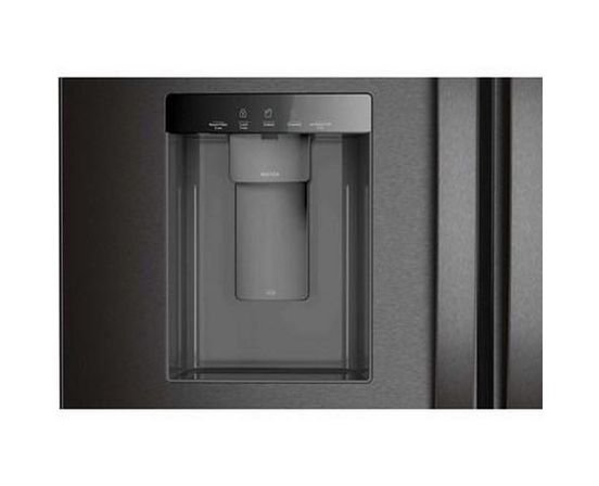 Réfrigérateur trois portes avec porte à deux battants autoportant de 36 po, 30 pi³. avec système distributeur d'eau et de glaçons externe Whirlpool - WRFF3536SV