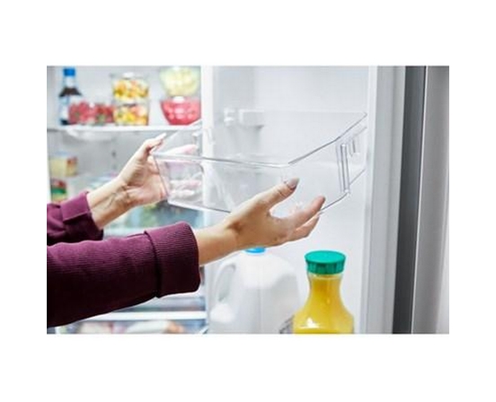 Réfrigérateur à portes françaises et capacité familiale et tiroir à températures flexibles de 29 pi cu. Whirlpool - WRMF3536SW