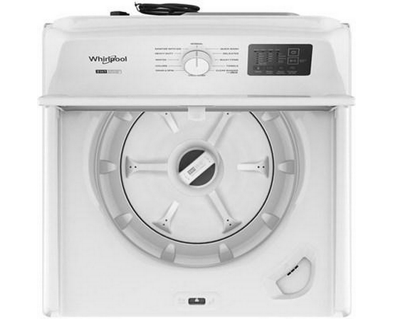Laveuse à chargement vertical de 4,8 pi³. avec agitateur amovible 2-en-un Whirlpool - WTW4107SW