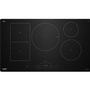 Plaque de cuisson à induction intelligente de 36 po avec technologie Temp Cook™ et revêtement WipeClean™ Whirlpool - WCIT7536SB