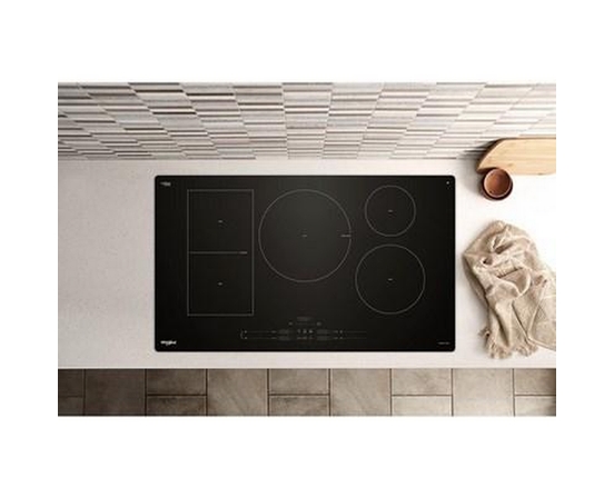 Plaque de cuisson à induction intelligente de 36 po avec technologie Temp Cook™ et revêtement WipeClean™ Whirlpool - WCIT7536SB