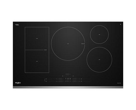 Plaque de cuisson à induction intelligente de 36 po avec technologie Temp Cook™ et revêtement WipeClean™ Whirlpool - WCIT7536SS