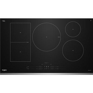 Plaque de cuisson à induction intelligente de 36 po avec technologie Temp Cook™ et revêtement WipeClean™ Whirlpool - WCIT7536SS
