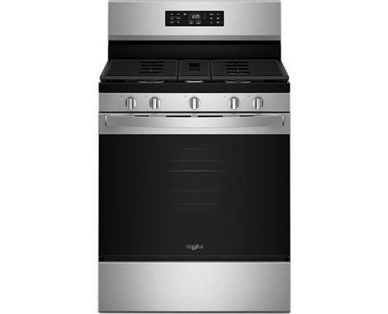 Cuisinière à gaz de 30 po avec technologie de cuisson à air et nettoyage à la vapeur Whirlpool - WFGS4530SZ