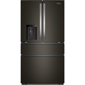 Réfrigérateur quatre portes à porte à deux battants de 36 po avec système de distribution d'eau et glaçons Whirlpool - WRMF3636SV