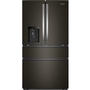 Réfrigérateur quatre portes à porte à deux battants de 36 po avec système de distribution d'eau et glaçons Whirlpool - WRMF3636SV