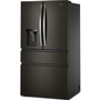 Réfrigérateur quatre portes à porte à deux battants de 36 po avec système de distribution d'eau et glaçons Whirlpool - WRMF3636SV