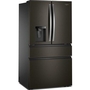 Réfrigérateur quatre portes à porte à deux battants de 36 po avec système de distribution d'eau et glaçons Whirlpool - WRMF3636SV