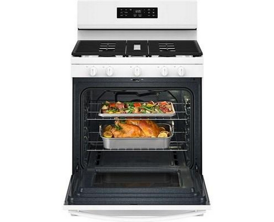 Cuisinière à gaz de 30 po avec technologie de cuisson à air et nettoyage à la vapeur Whirlpool - WFGS4530SW