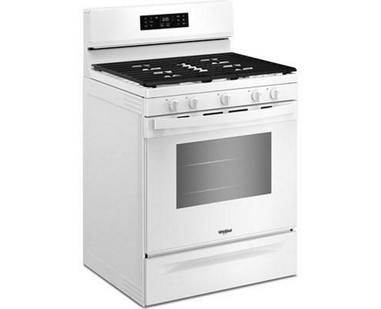 Cuisinière à gaz de 30 po avec technologie de cuisson à air et nettoyage à la vapeur Whirlpool - WFGS4530SW
