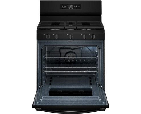 Cuisinière à gaz de 30 po avec technologie de cuisson à air et nettoyage à la vapeur Whirlpool - WFGS4530SB