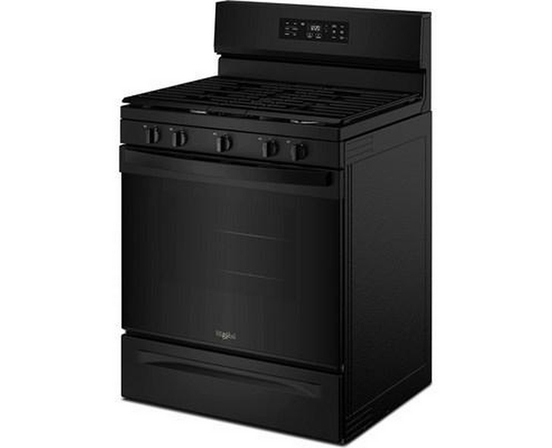 Cuisinière à gaz de 30 po avec technologie de cuisson à air et nettoyage à la vapeur Whirlpool - WFGS4530SB