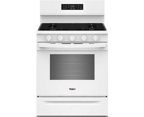 Cuisinière à gaz de 30 po avec technologie de cuisson à air Whirlpool - WFGS5730SW