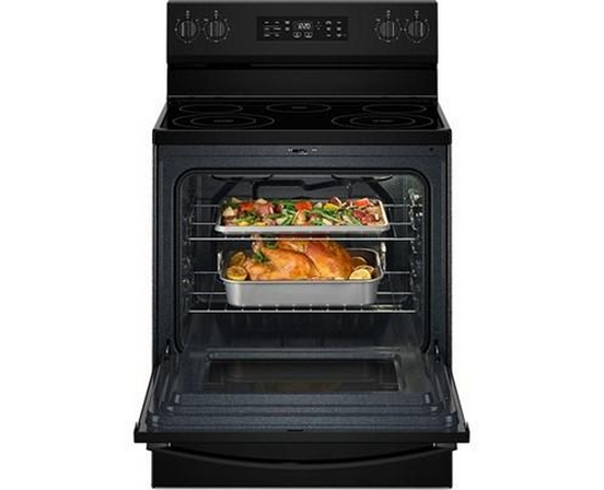 Cuisinière électrique de 30 po avec technologie de cuisson à air et nettoyage à la vapeur Whirlpool - YWFES4530SB