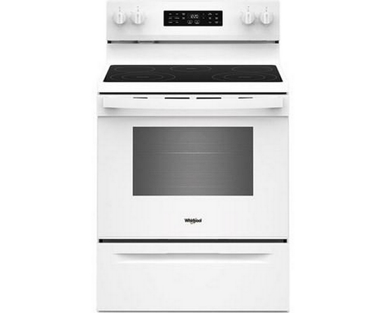 Cuisinière électrique de 30 po avec technologie de cuisson à air et nettoyage à la vapeur Whirlpool - YWFES4530SW