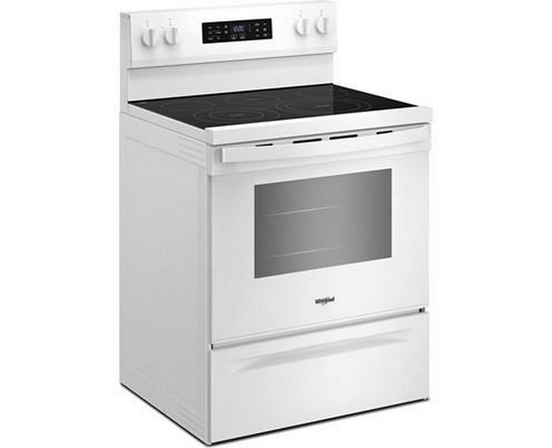 Cuisinière électrique de 30 po avec technologie de cuisson à air Whirlpool - YWFES5730SW