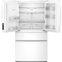 Réfrigérateur quatre portes à porte à deux battants de 36 po avec système de distribution d'eau et glaçons Whirlpool - WRMF3636SW