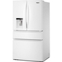 Réfrigérateur quatre portes à porte à deux battants de 36 po avec système de distribution d'eau et glaçons Whirlpool - WRMF3636SW
