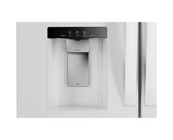 Réfrigérateur quatre portes à porte à deux battants de 36 po avec système de distribution d'eau et glaçons Whirlpool - WRMF3636SW