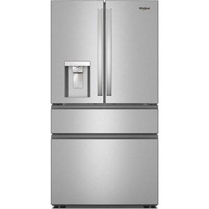 Réfrigérateur quatre portes à porte à deux battants de 36 po avec système de distribution d'eau et glaçons Whirlpool - WRMF3636SZ