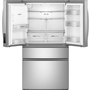 Réfrigérateur quatre portes à porte à deux battants de 36 po avec système de distribution d'eau et glaçons Whirlpool - WRMF3636SZ