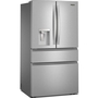 Réfrigérateur quatre portes à porte à deux battants de 36 po avec système de distribution d'eau et glaçons Whirlpool - WRMF3636SZ