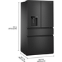 Réfrigérateur à portes françaises et capacité familiale et tiroir à températures flexibles de 29 pi. cu. Whirlpool - WRMF3536SV
